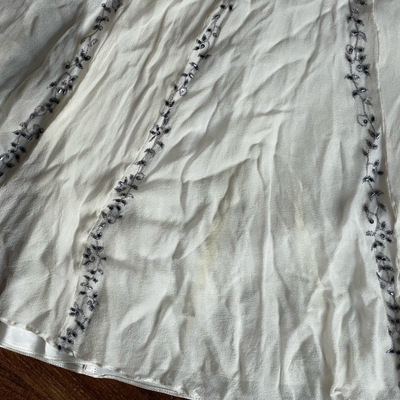 Vintage Beaded Silk Dress - Picture 9 of 17